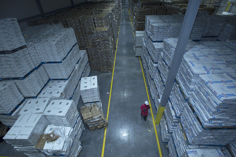 Cold storage and distribution warehouse
